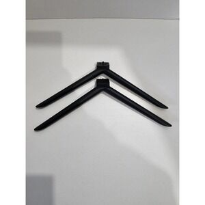 TV Stand Legs Base Feet Replacement Pair Black U07083-WJ30-01